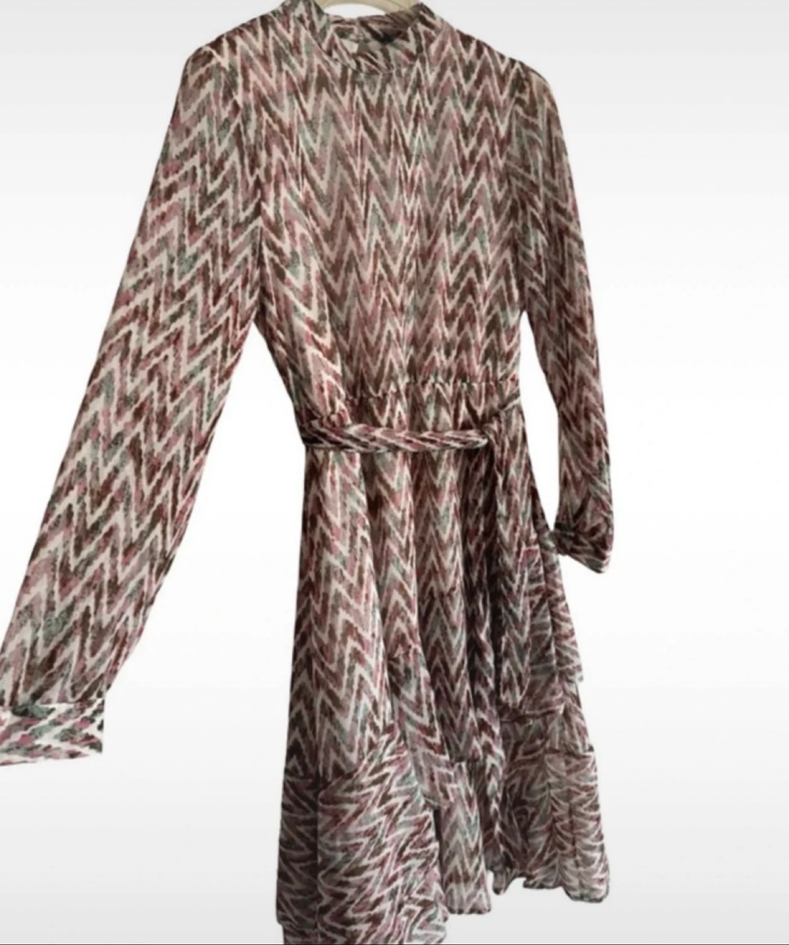 Vestido longo Pigalle com estampa abstrata L – photo 3